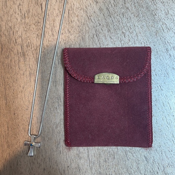 Lagos cross caviar necklace - Picture 7 of 7